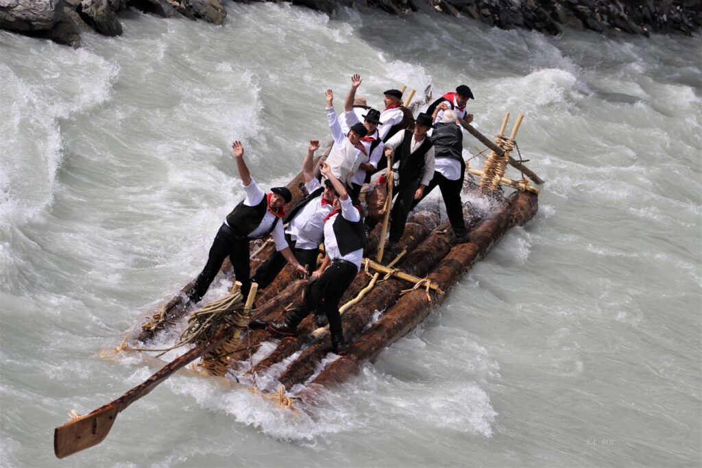 Les radeliers de la Durance